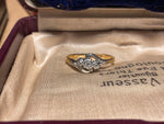 Charger l'image dans la galerie, Bague en or 18 carats d'Angleterre vers 1910
