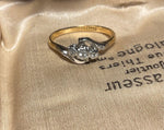 Charger l'image dans la galerie, Bague en or 18 carats d'Angleterre vers 1910
