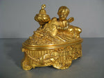 Charger l'image dans la galerie, ANCIEN COFFRET A BIJOUX STYLE LOUIS XVI EN BRONZE
