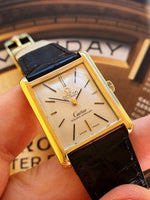 Charger l'image dans la galerie, MONTRE CARTIER OMEGA OR MERCURE 18K TANK 161.013
