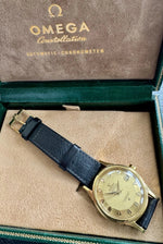 Charger l'image dans la galerie, MONTRE OMEGA CONSTELLATION TARTE PAN DE LUXE 18K VINTAGE
