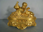 Charger l'image dans la galerie, ANCIEN COFFRET A BIJOUX STYLE LOUIS XVI EN BRONZE
